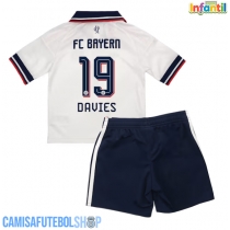 Camisa de time de futebol Bayern Munich Alphonso Davies #19 Replicas 2º Equipamento Infantil 2026-27 Manga Curta (+ Calças curtas)